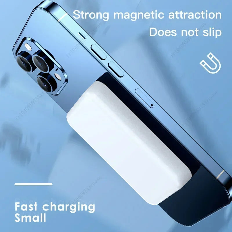 PD20W Mini Magnetic Power Bank - 20000mAh Portable Wireless Fast Charger for iPhone
